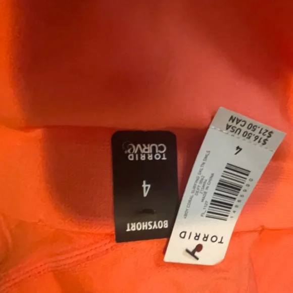 Torrid Bright Orange Boyshorts - Picture 2 of 2